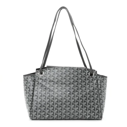 GOYARD ROUETTE TOTE PM GREY GOYARDINE CANVAS