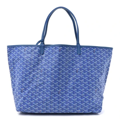 GOYARD SAINT LOUIS TOTE GM SKY BLUE GOYARDINE CANVAS