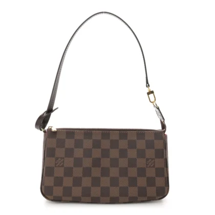 LOUIS VUITTON POCHETTE ACCESSOIRES NM PM DAMIER EBENE CANVAS