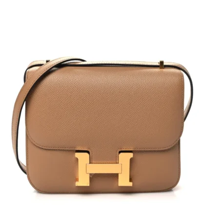 HERMES CONSTANCE 18 CHAI EPSOM LEATHER GOLD HARDWARE