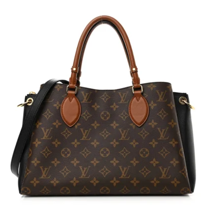 LOUIS VUITTON VENDOME MM BLACK MONOGRAM CANVAS GOLD HARDWARE