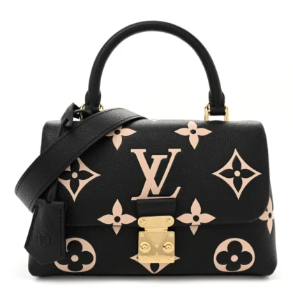 LOUIS VUITTON MADELEINE BB BLACK/BEIGE GIANT MONOGRAM EMPREINTE LEATHER