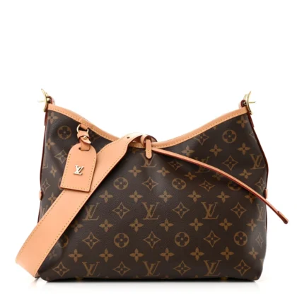 LOUIS VUITTON CARRYALL PM MONOGRAM CANVAS GOLD HARDWARE