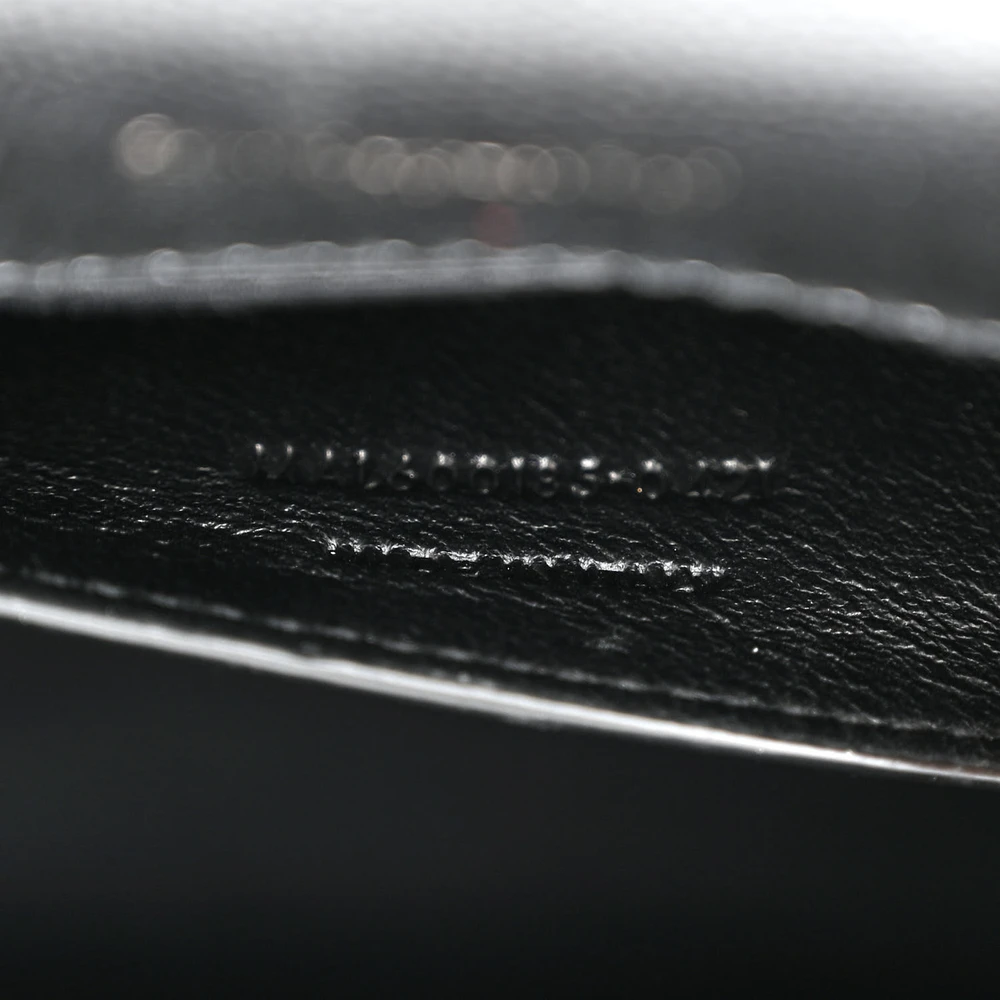 SAINT LAURENT MEDIUM SATCHEL BLACK TRIQUILT MONOCHROME MONOGRAM GRAIN DE POUDRE TEXTURED MIXED MATELASSE LEATHER BLACK HARDWARE - Image 9