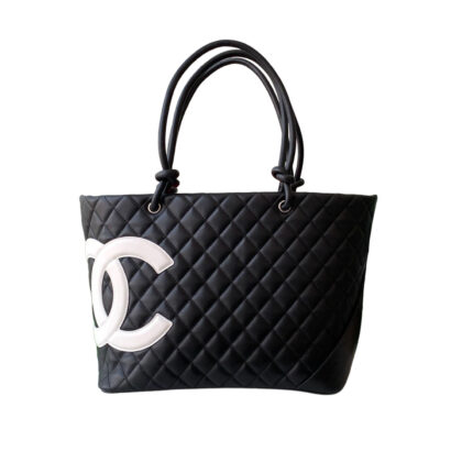 CHANEL BLACK BASKET TOTE BAGS / SHOULDER BAGS